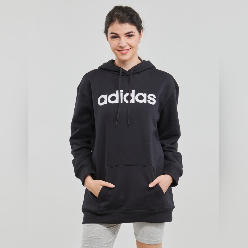 $65 adidas Trendy Plus Size Pullover Logo Hoodie